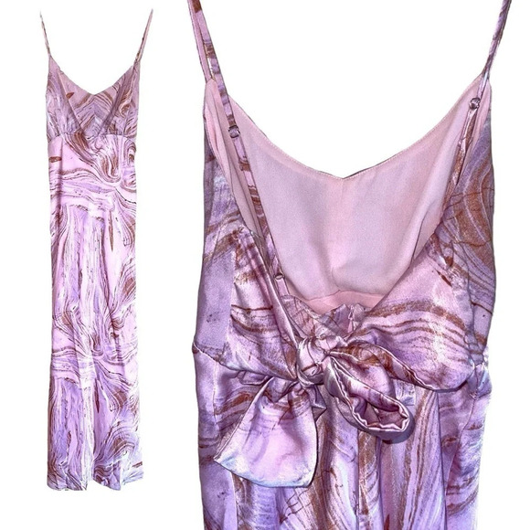 LUSH Purple Purple Y2K babydoll Maxi dress women’s S - Picture 1 of 10